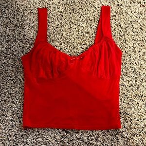 PacSun Me to We red corset top in size small ❤️